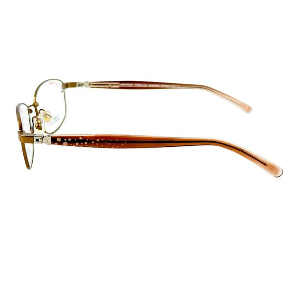 Easytwist ET975 Unisex Metal Eyeglass Frame 010 Satin Brown 47-15 360° Hinges main image 5